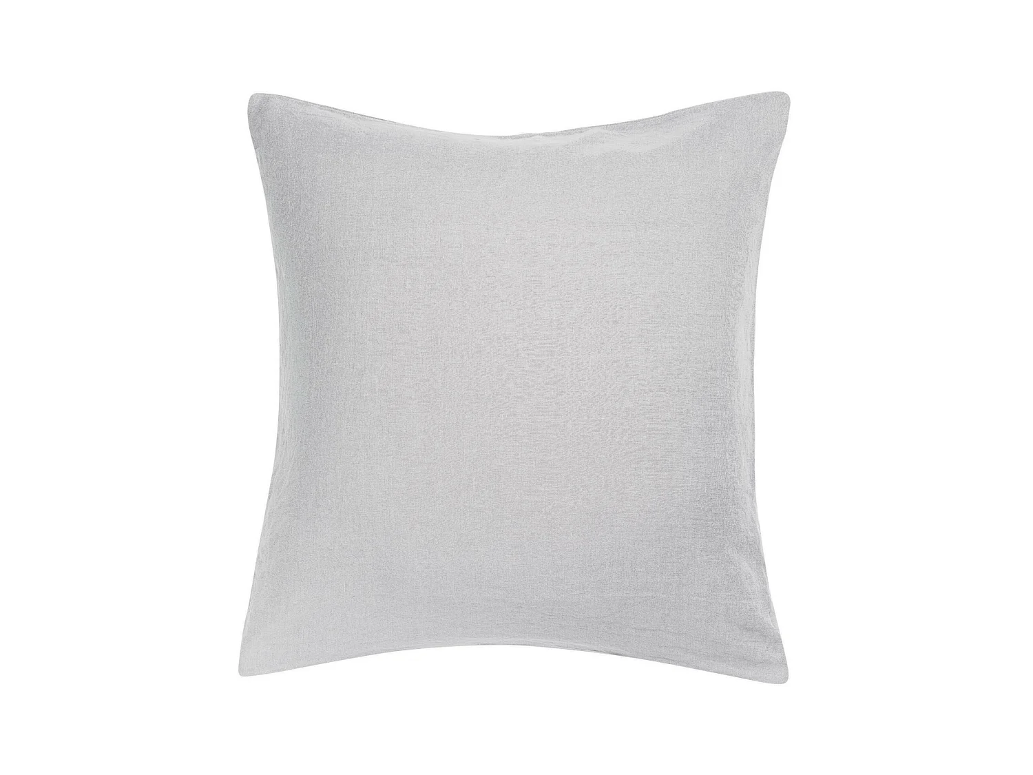 Taie d'oreiller stonewashed Zeff perle 65 x 65 cm Vivaraise