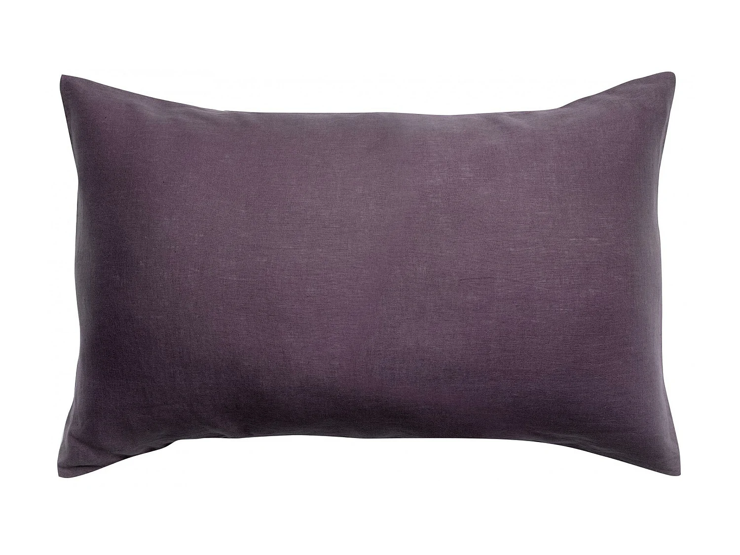 Taie d'oreiller stonewashed Zeff raisin 50 x 75 cm Vivaraise