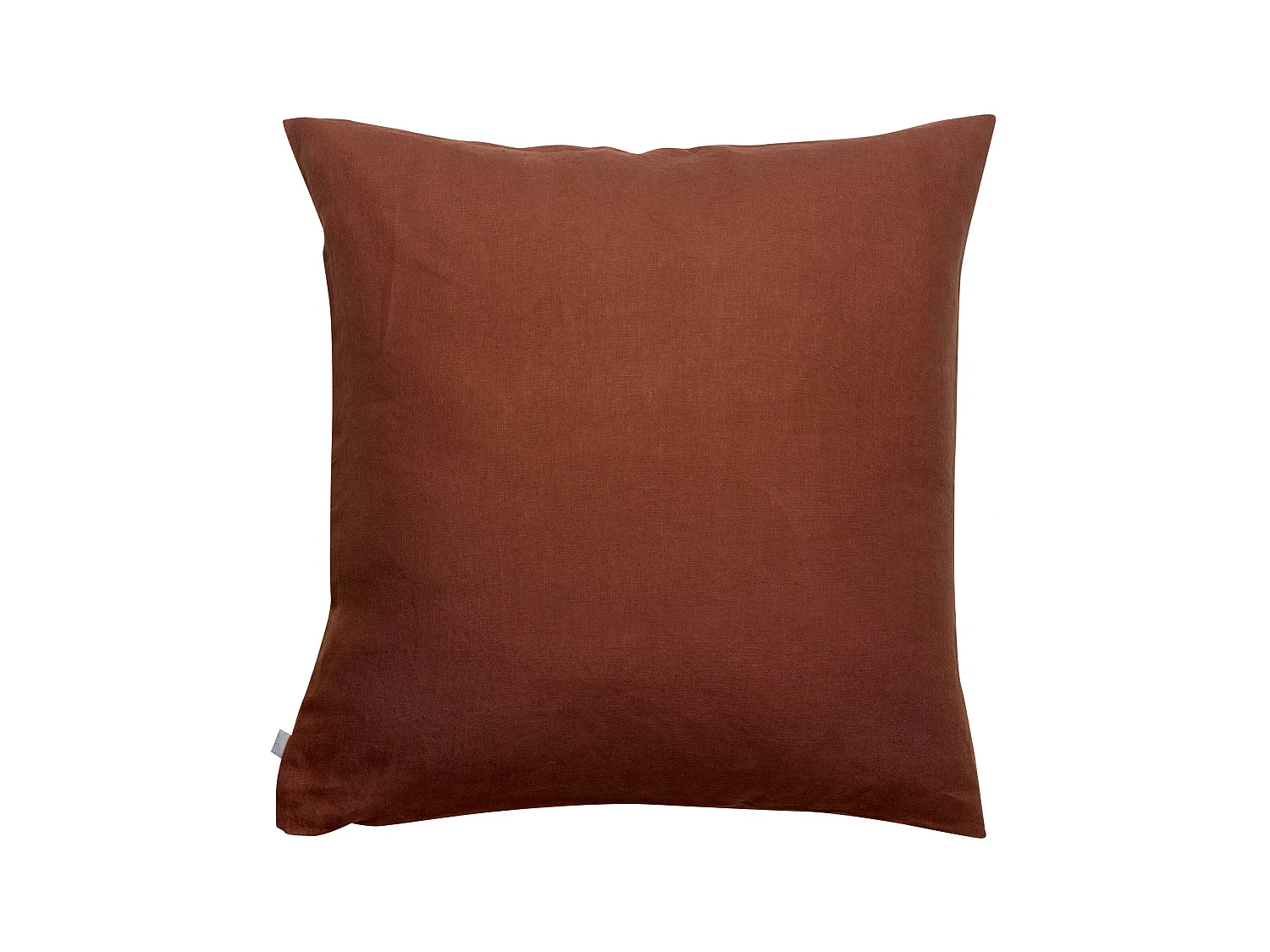 Taie d'oreiller stonewashed Zeff caramel 65 x 65 cm Vivaraise