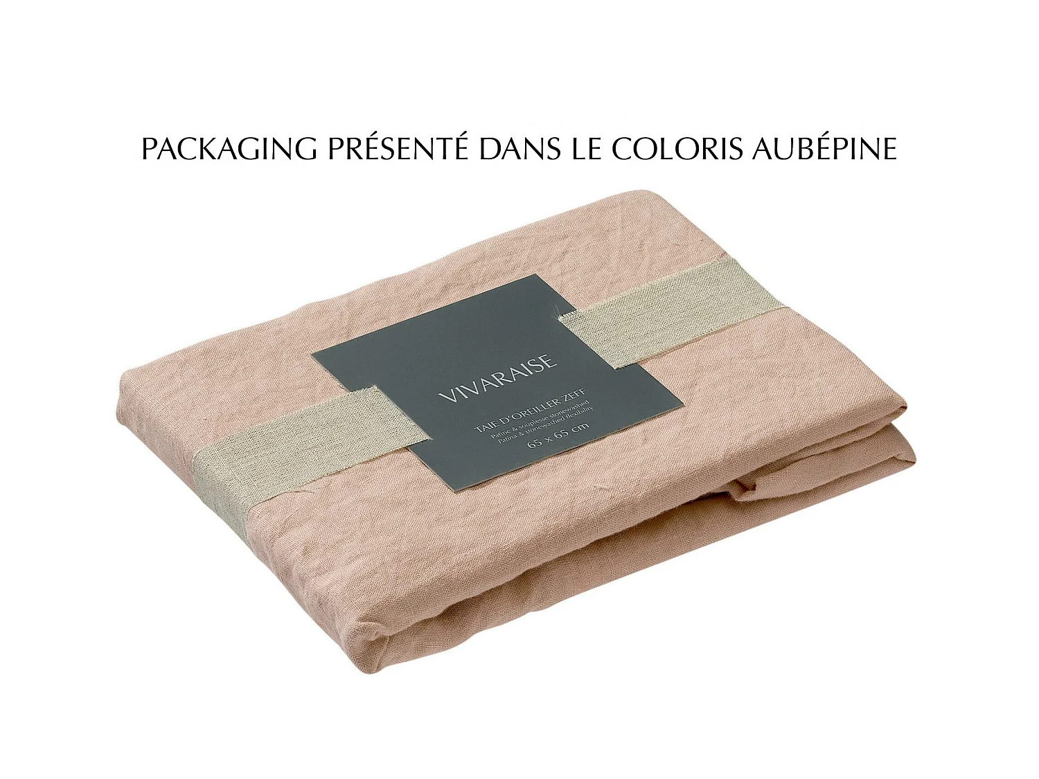 Kussensloop Zeff Karamel 65 x 65 cm