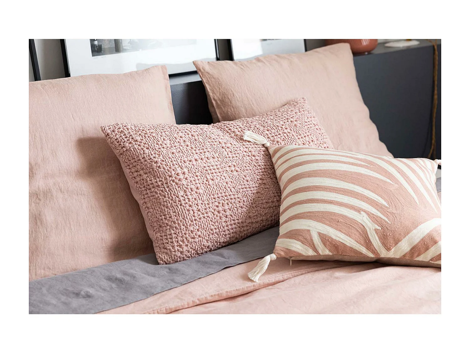 Kussensloop Zeff Aubergine 50 x 75 cm