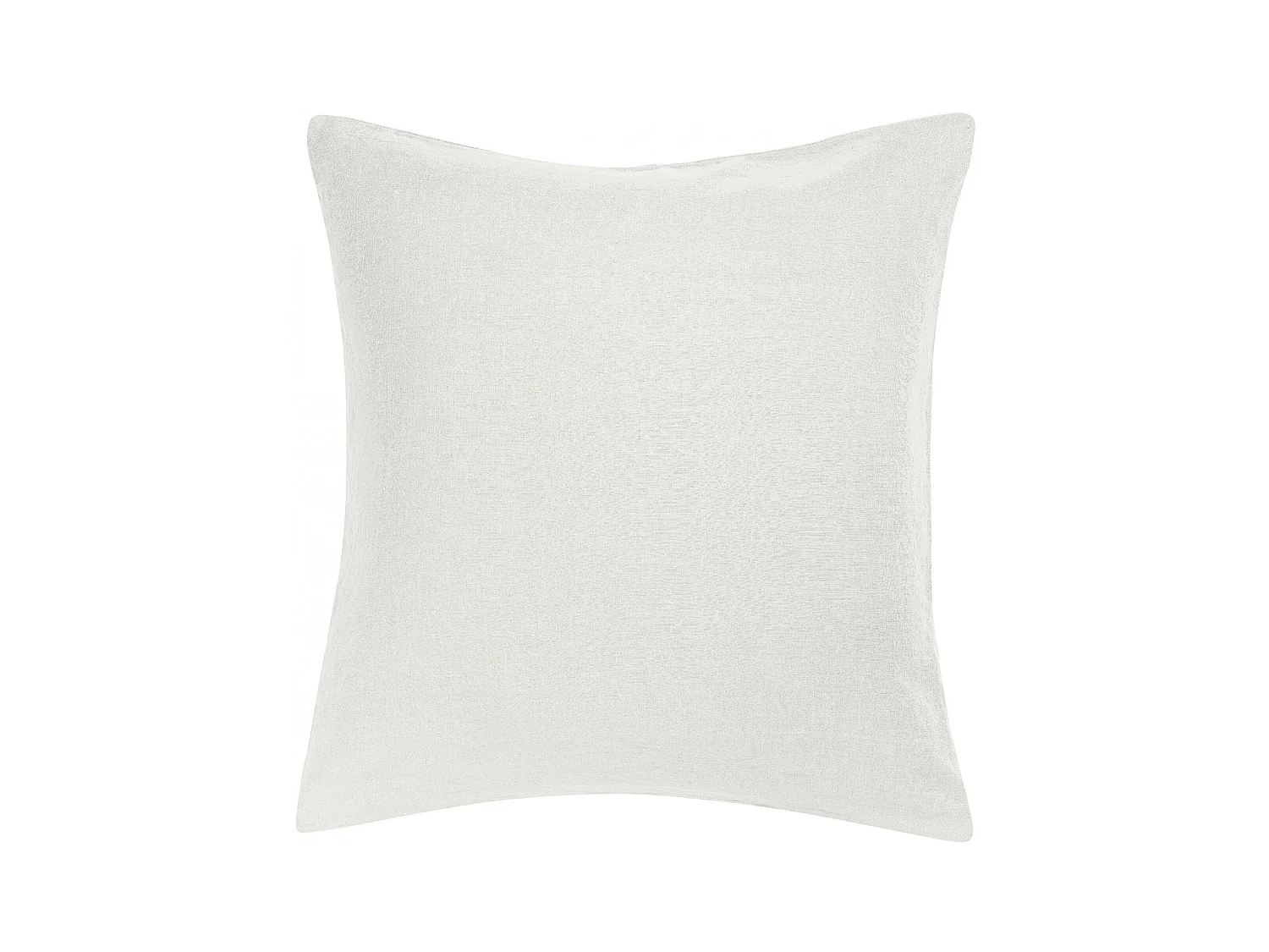 Taie d'oreiller Stonewashed Zeff blanc 65 x 65 cm Vivaraise