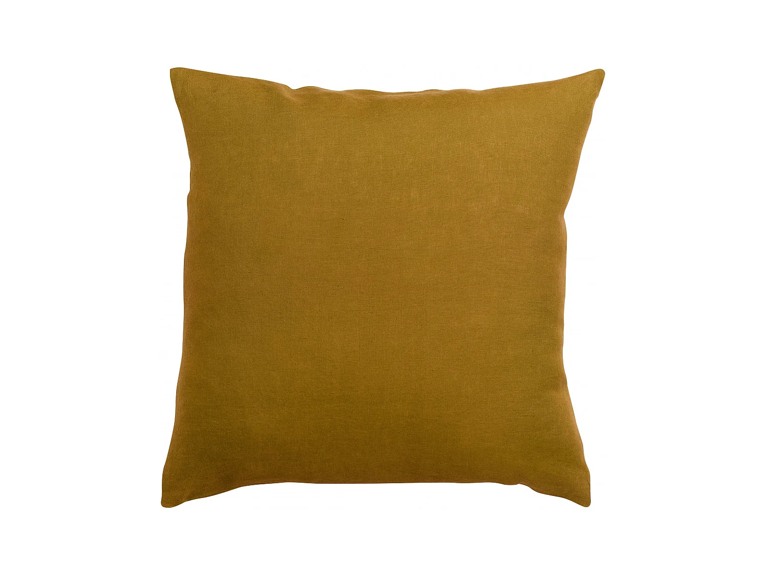 Taie d'oreiller stonewashed Zeff bronze 65 x 65 cm Vivaraise