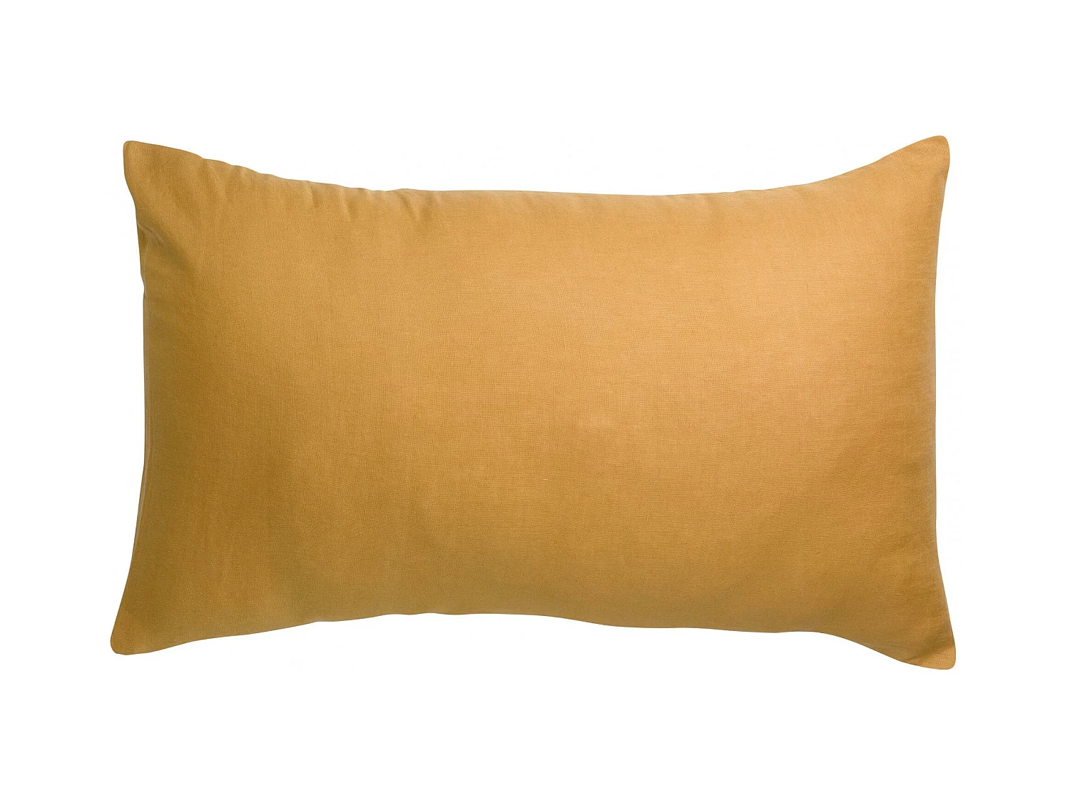 Taie d'oreiller stonewashed Zeff ocre 50 x 75 cm Vivaraise