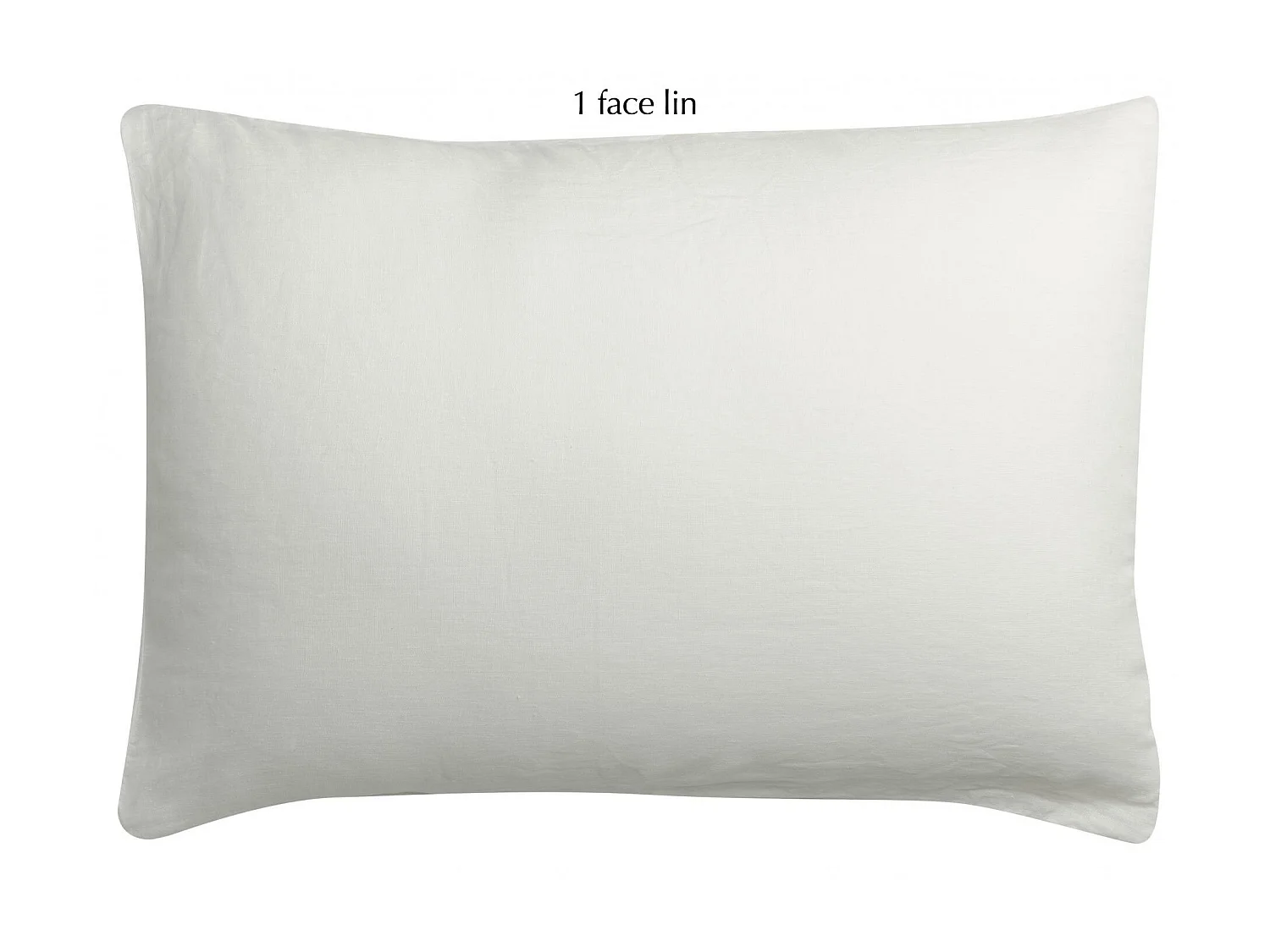 Taie d'oreiller Linco blanc 50 x 75 cm Vivaraise