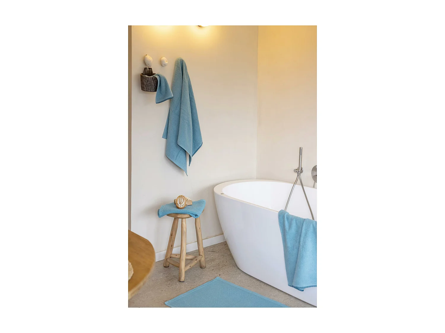 Toalla de baño Bora Cuarzo 70 x 130 cm