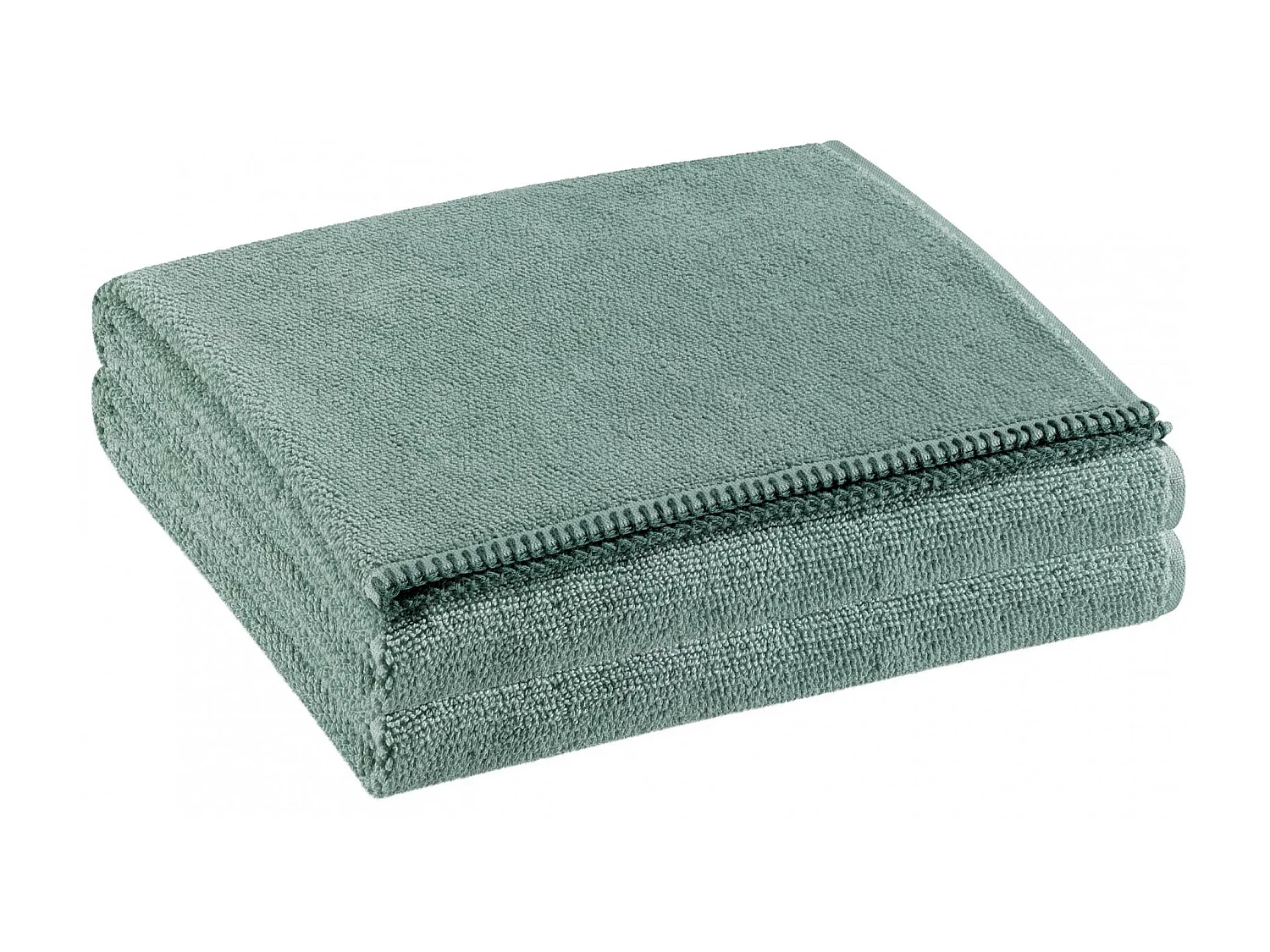 Drap de bain Bora sauge 90 x 150 cm Vivaraise