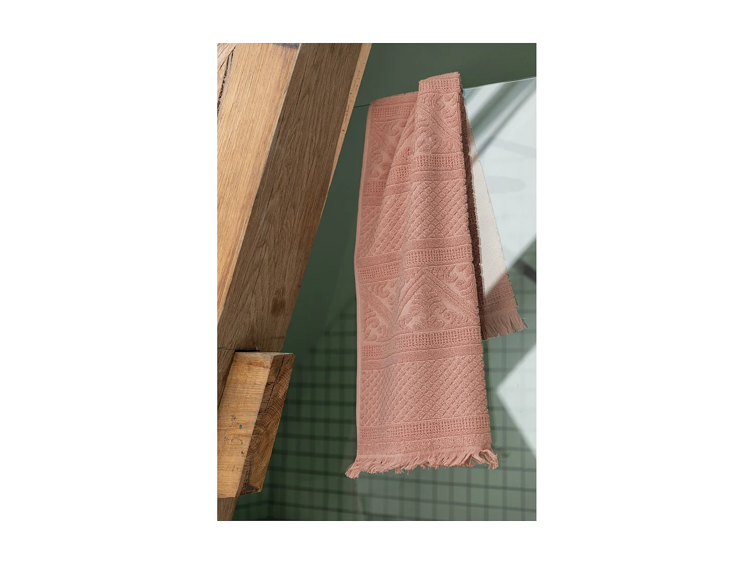 Asciugamano da doccia Zoé Argilla 70 x 140 cm