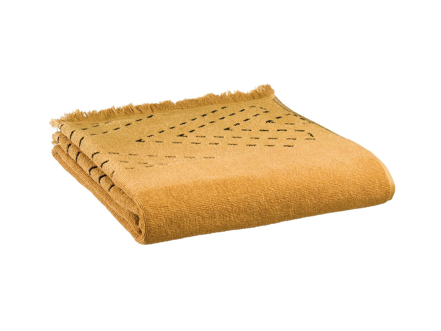 Drap de douche Julia bronze 70 x 140 cm Vivaraise