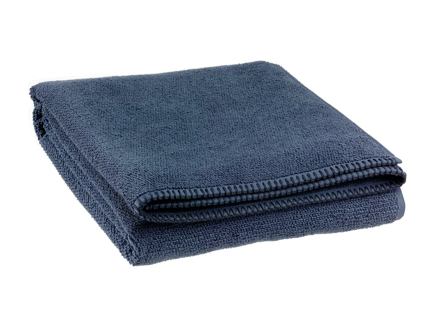 Drap de bain Bora encre 90 x 150 cm Vivaraise