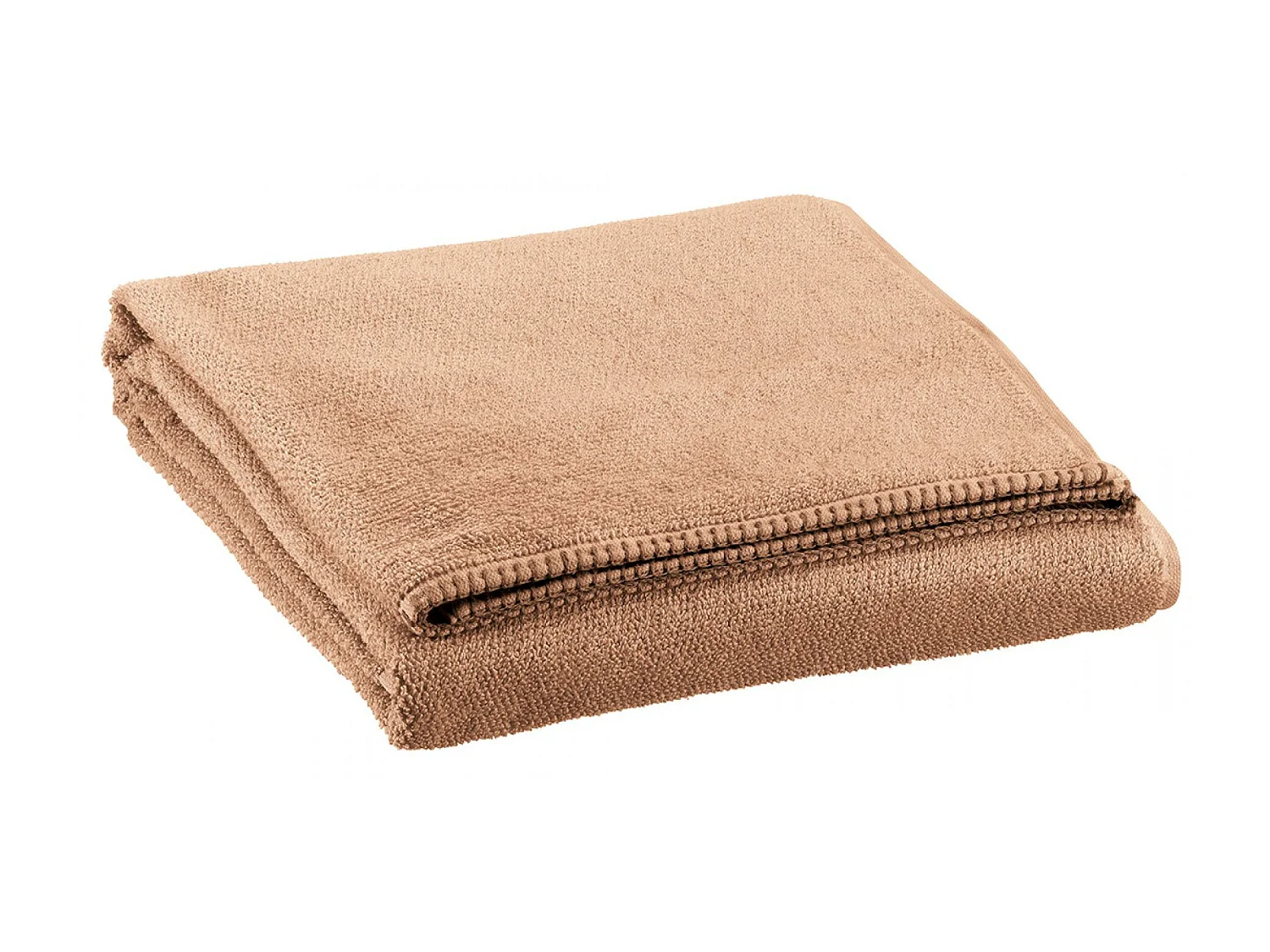 Drap de douche Bora latte 70 x 130 cm Vivaraise