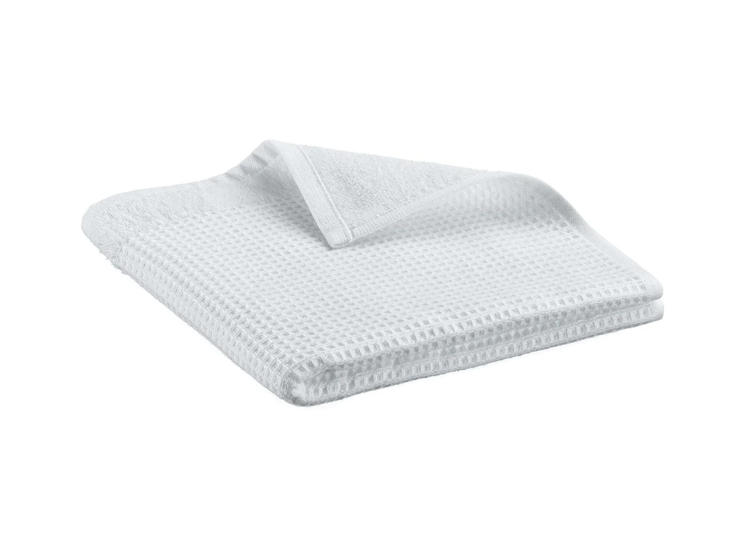 Gerecycleerde douchehanddoek Abby Wit 70 x 130 cm