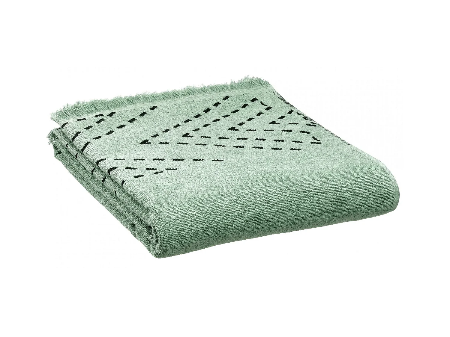Drap de douche Julia opaline 70 x 140 cm Vivaraise