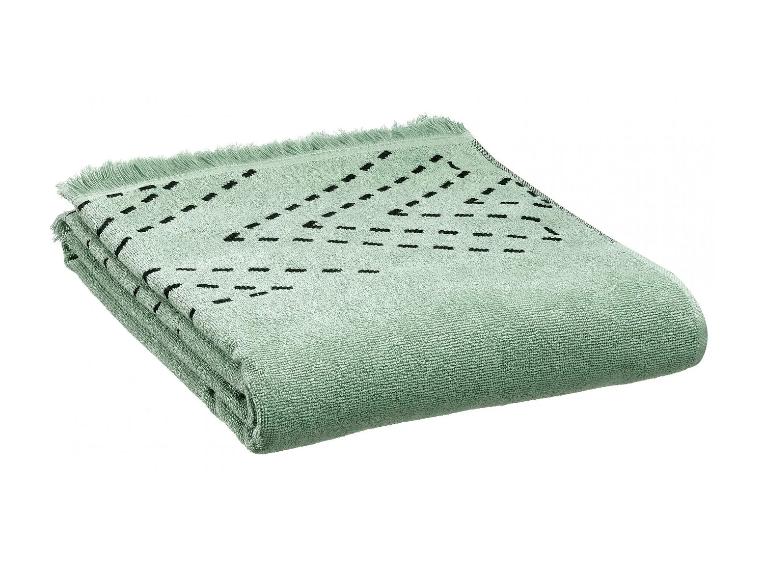 Drap de douche Julia opaline 70 x 140 cm Vivaraise