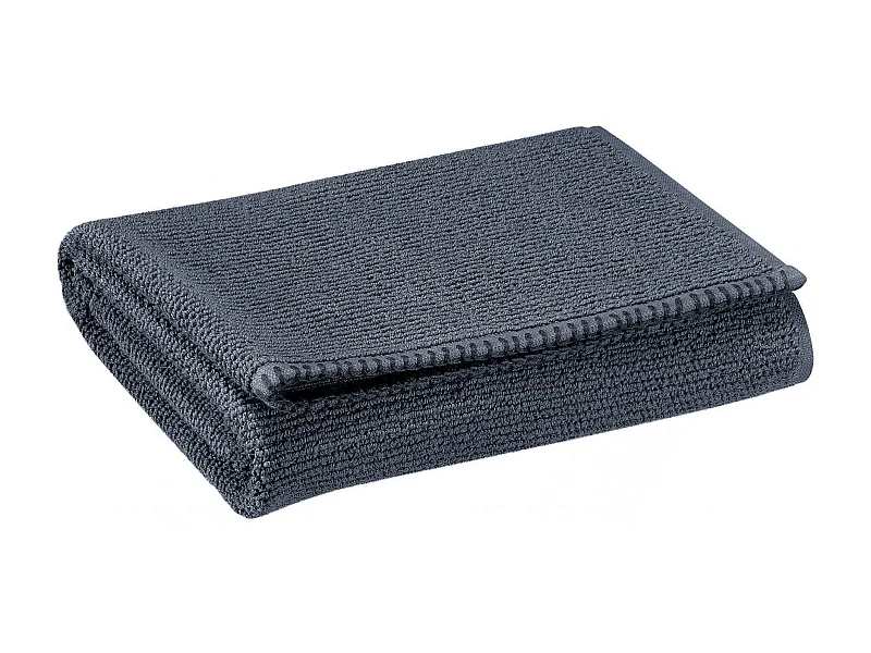 Drap de douche Bora ombre 70 x 130 cm Vivaraise