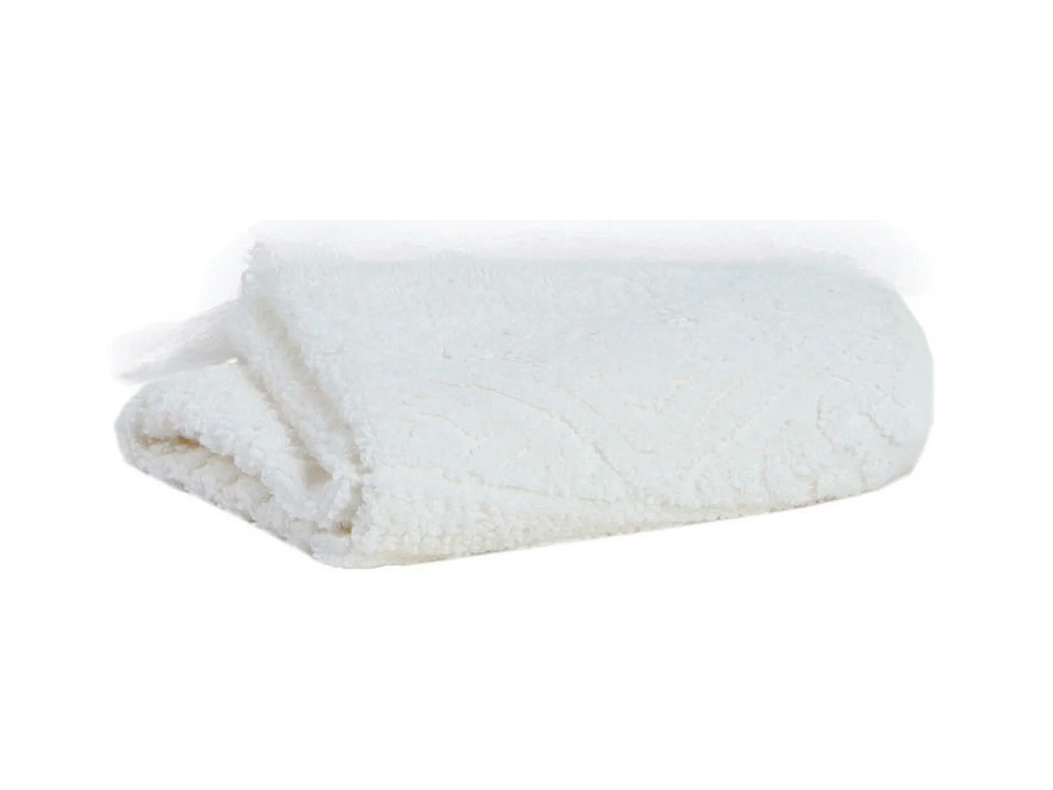 Drap de Douche Zoé craie 70 x 140 cm Vivaraise