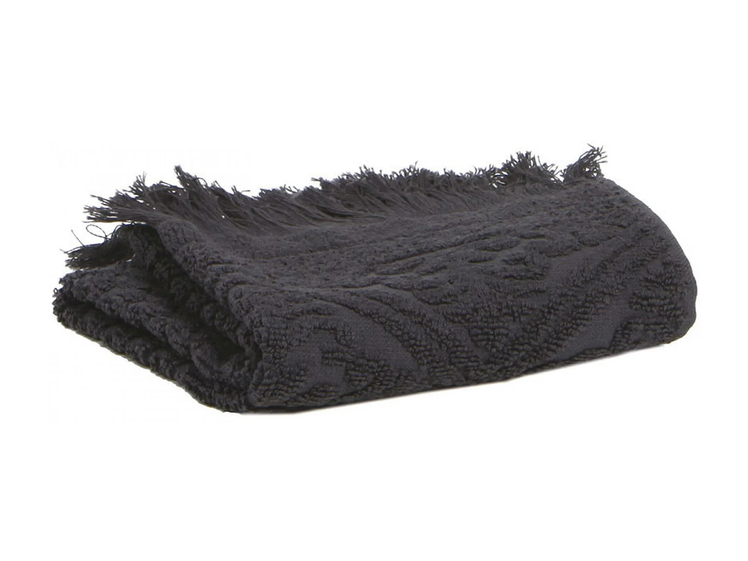 Drap de Douche Zoé carbone 70 x 140 cm Vivaraise