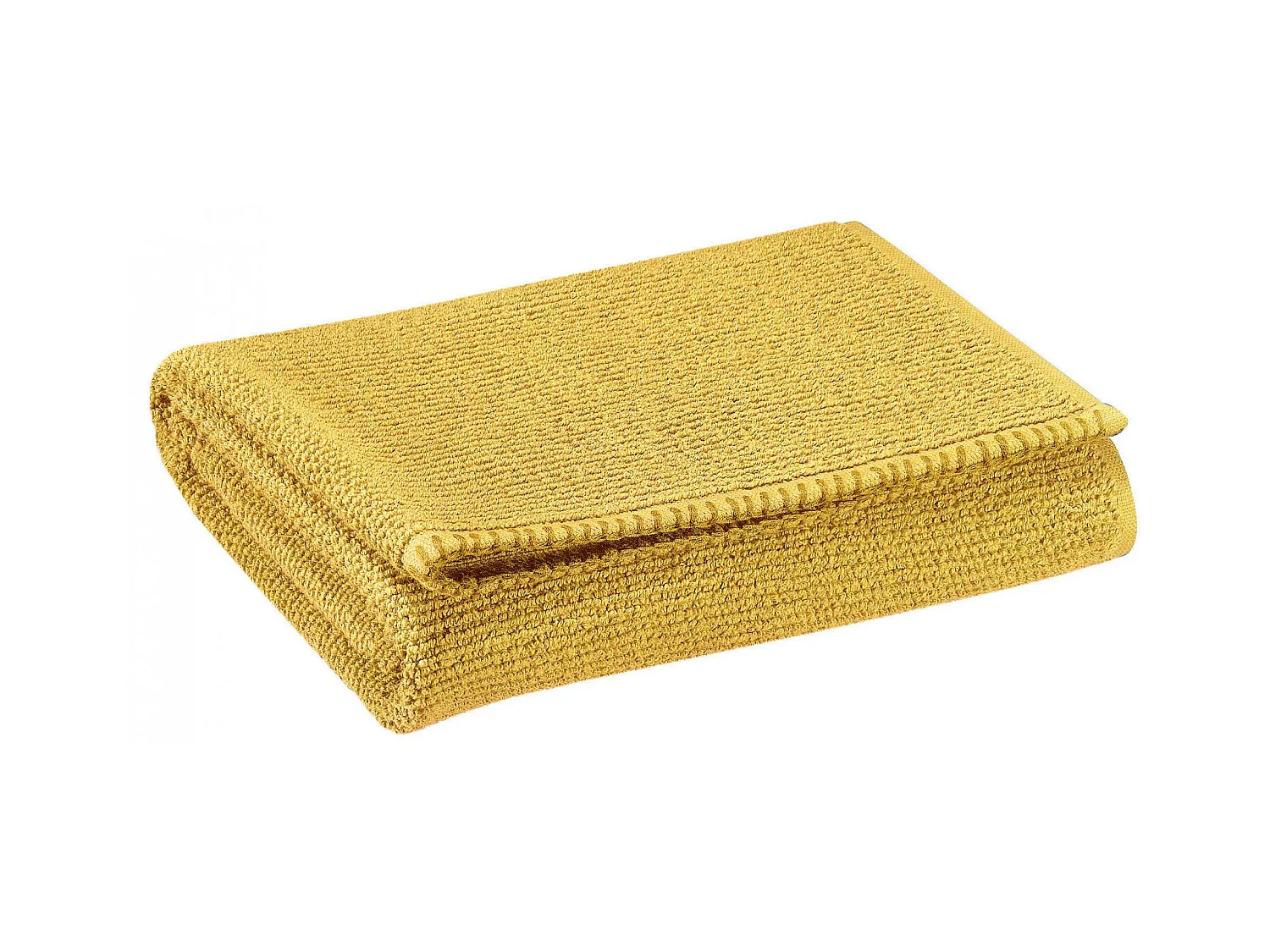 Drap de douche Bora curry 70 x 130 cm Vivaraise