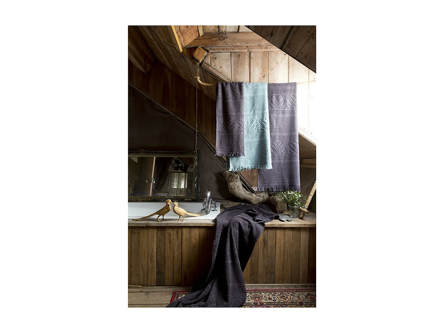 Zoé badlaken Koolstof 100 x 180 cm