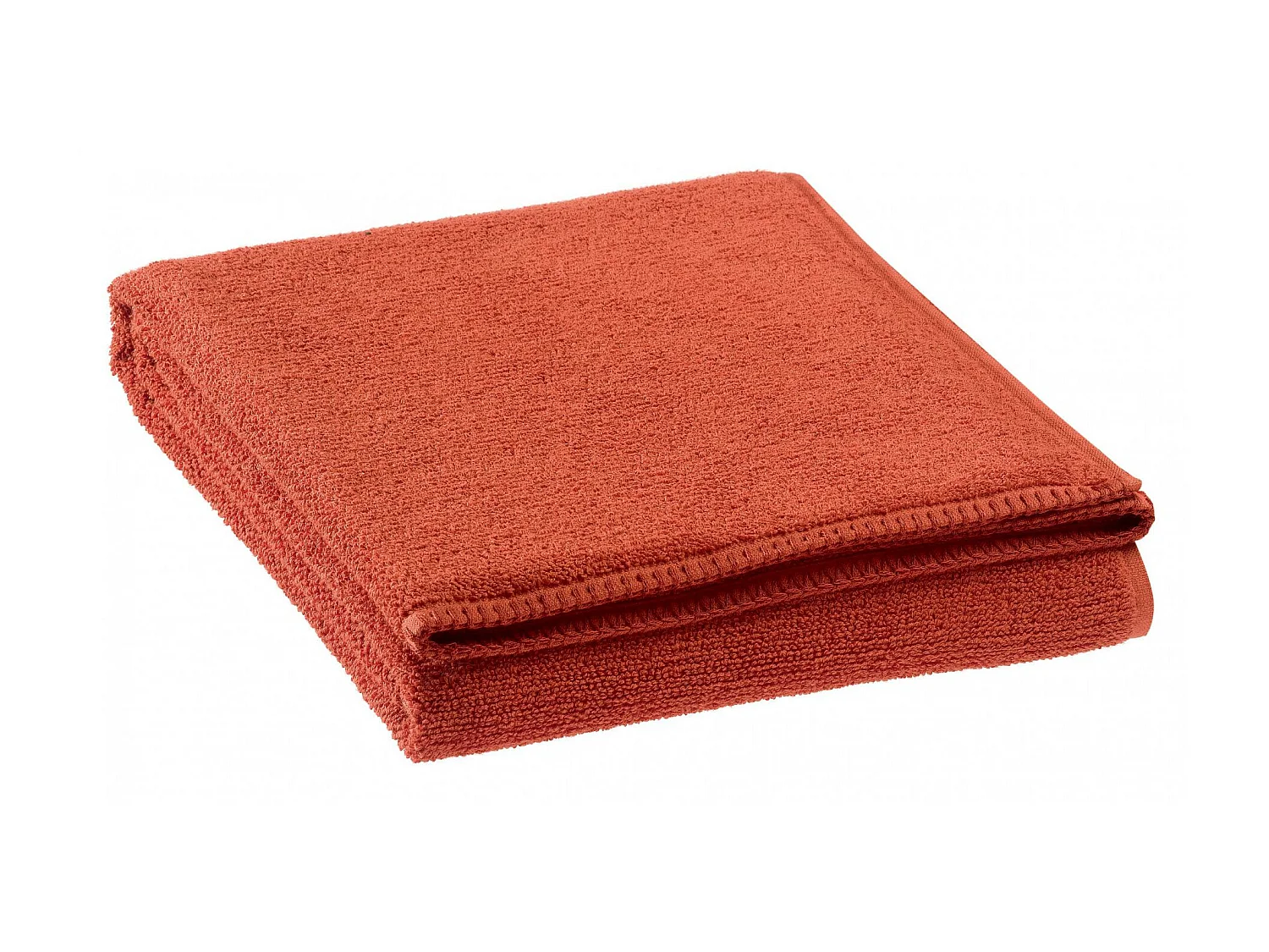 Drap de bain Bora rooibos 90 x 150 cm Vivaraise