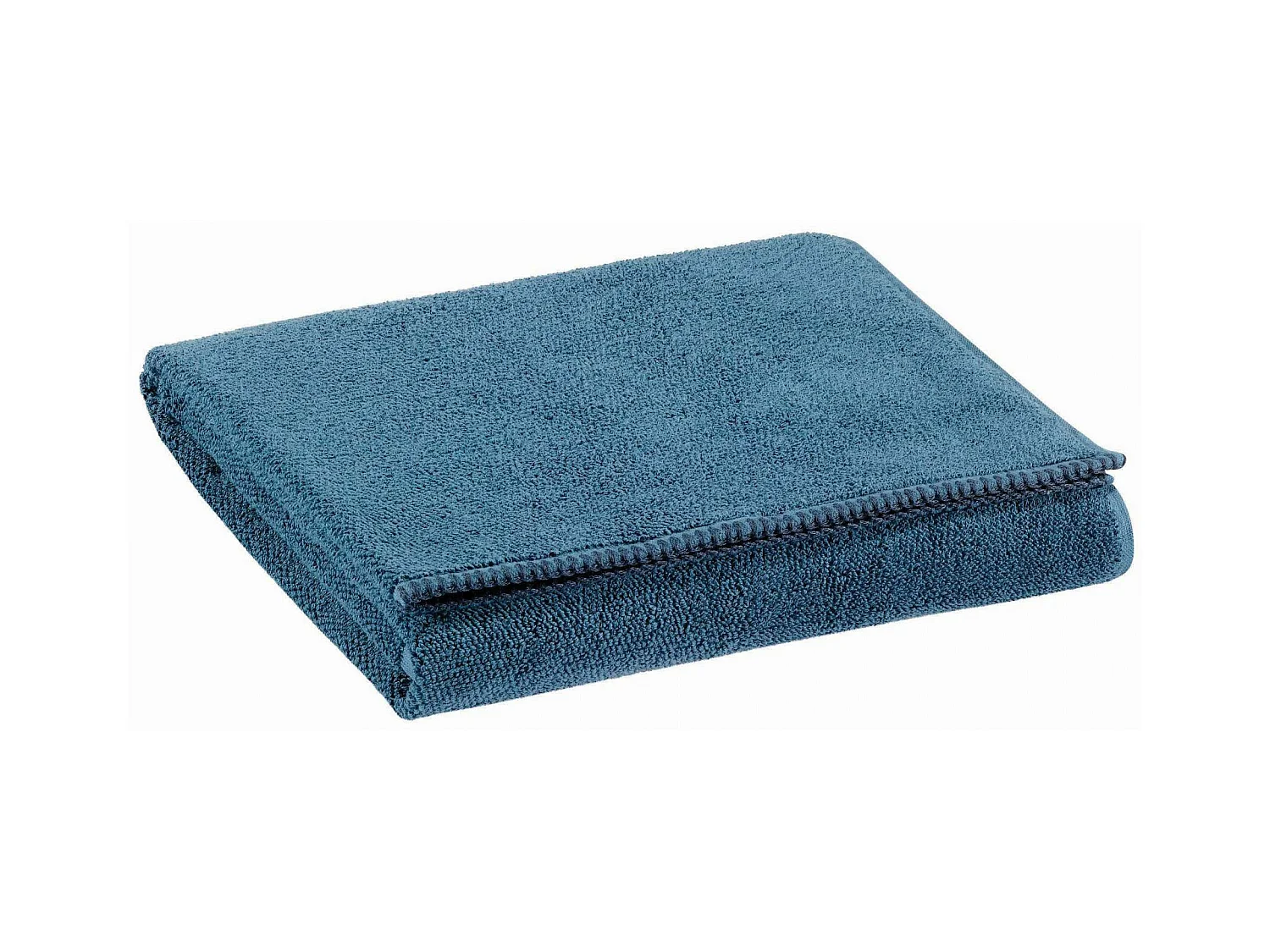 Drap de douche Bora acier 70 x 130 cm Vivaraise