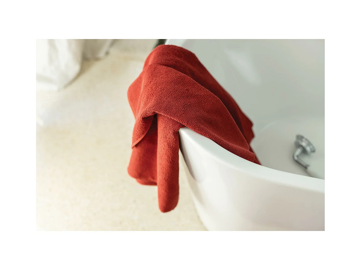 Toalla de baño Bora Geranio 90 x 150 cm