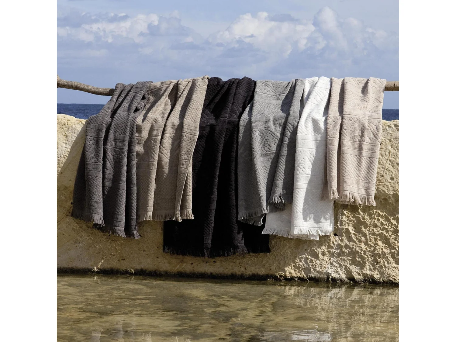 Toalha de banho Zoé Tempestade 70 x 140 cm