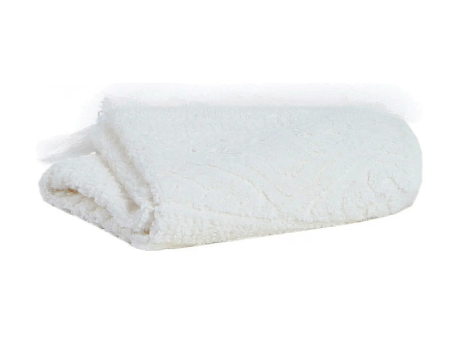 Drap de Bain Zoé craie 100 x 180 cm Vivaraise