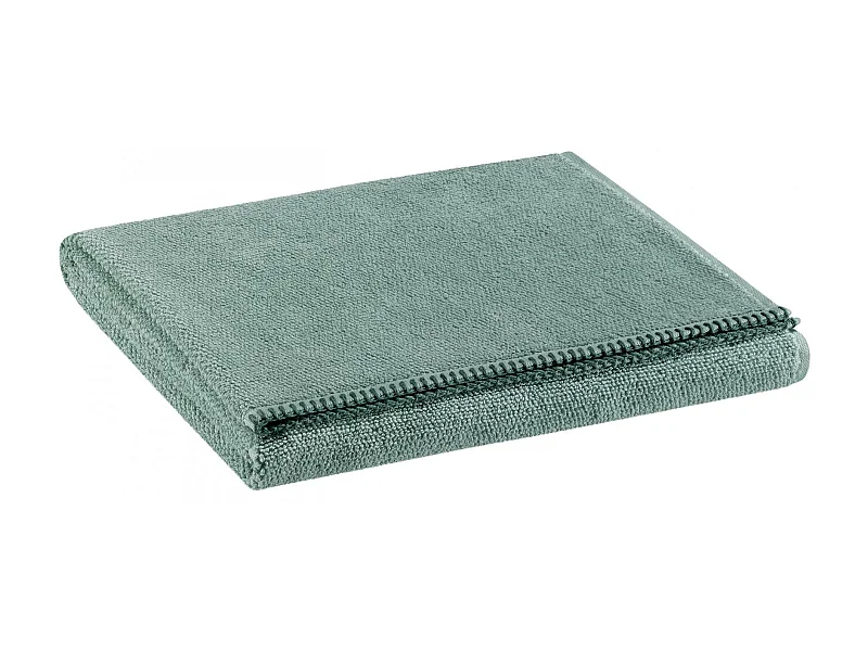 Drap de douche Bora sauge 70 x 130 cm Vivaraise
