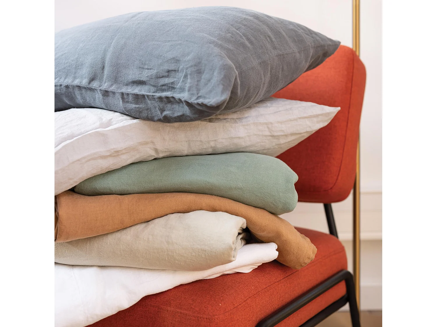 Housse de couette Kala lin 240 x 220 cm Vivaraise