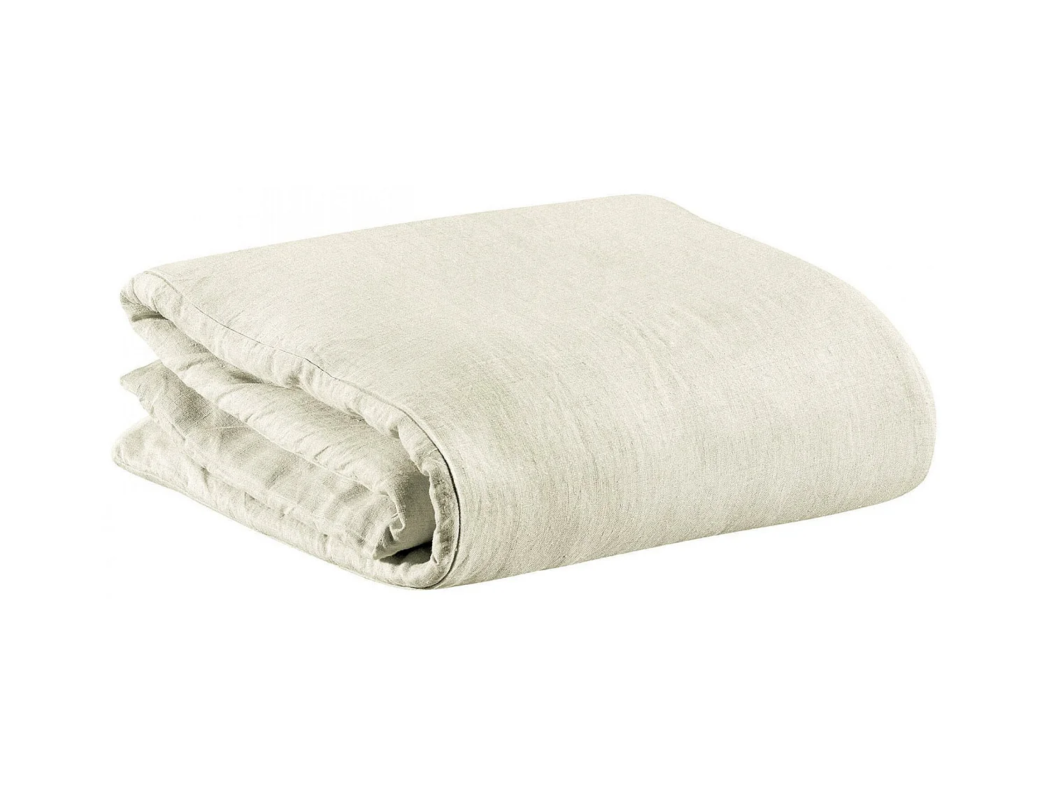 Housse de couette Stonewashed Zeff craie 240 x 220 cm Vivaraise