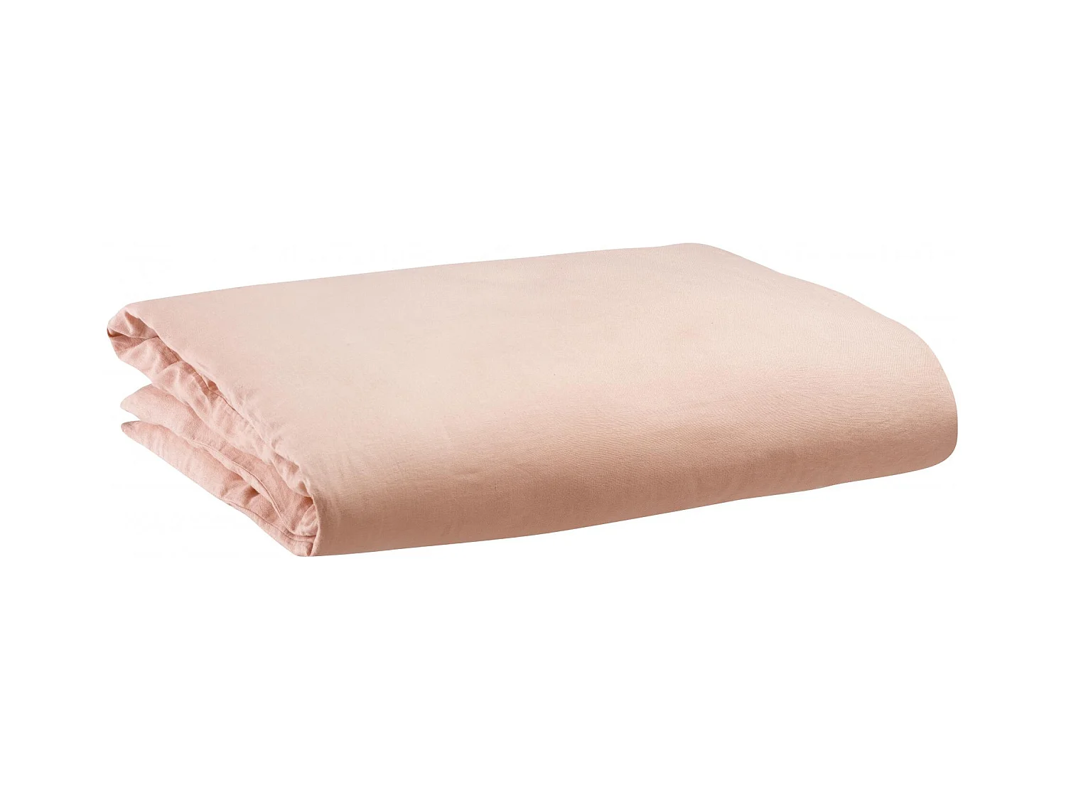 Housse de couette stonewashed Zeff aubepine 240 x 220 cm Vivaraise