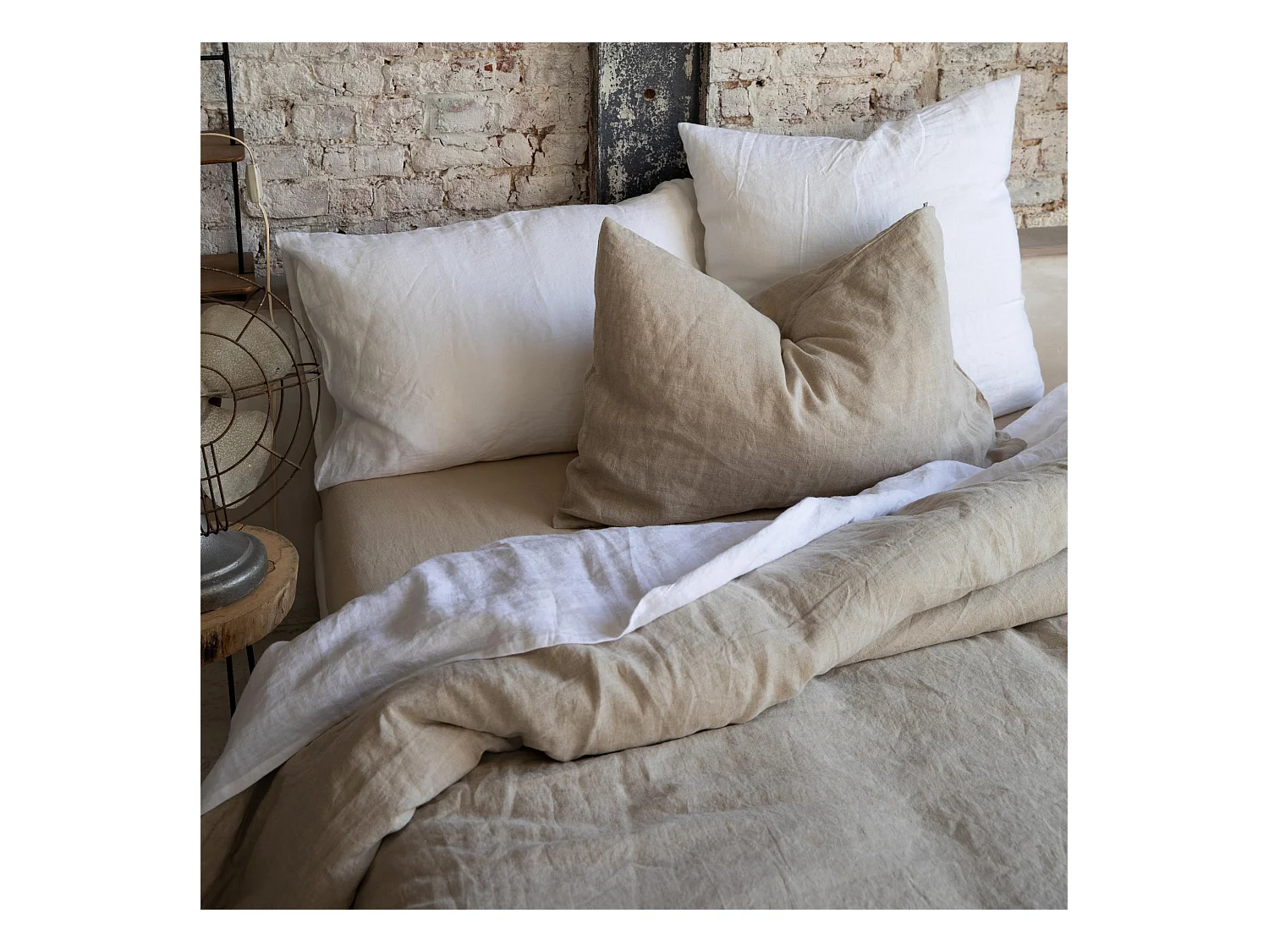 Bettbezug Zeff Gewittergrau 240 x 220 cm