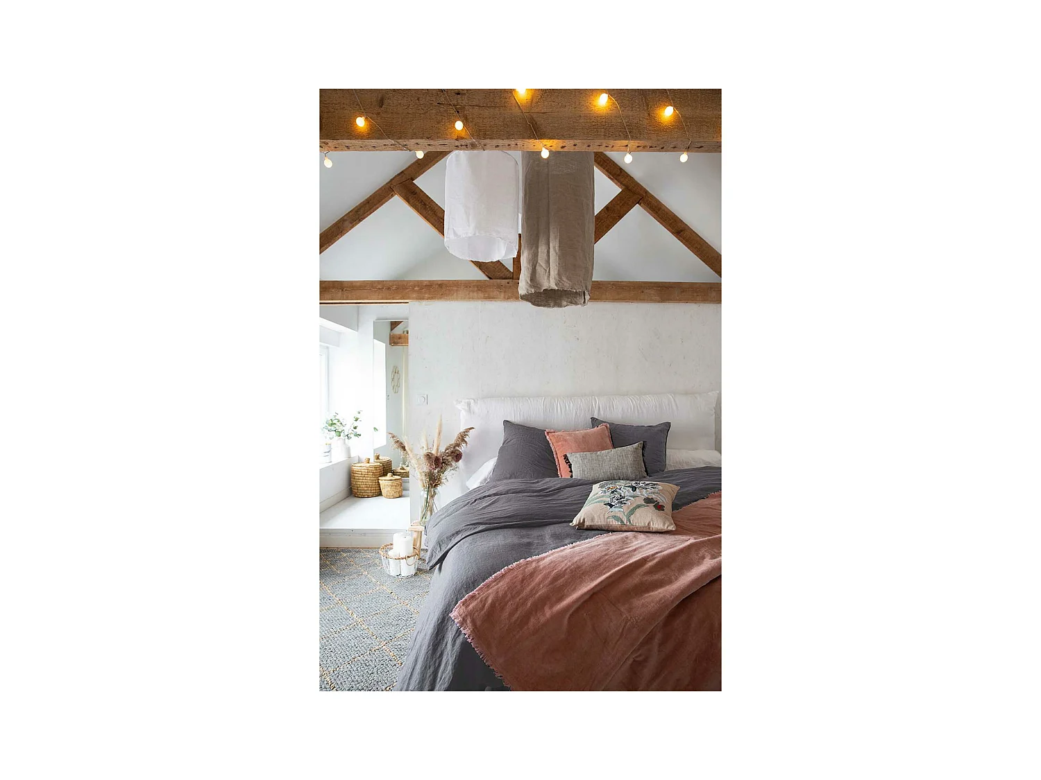 Bettbezug Zeff Gewittergrau 240 x 220 cm