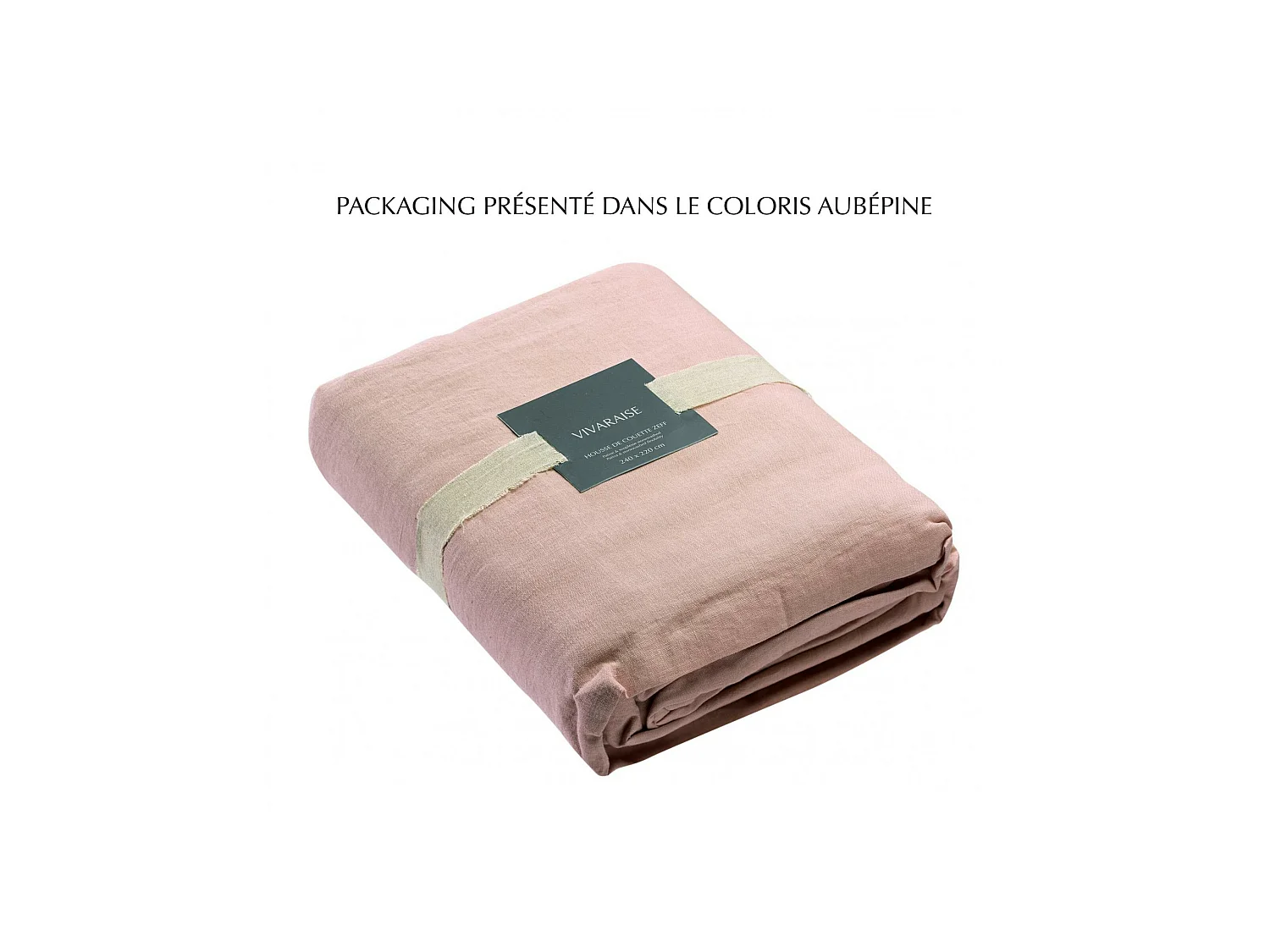 Bettbezug Zeff Gewittergrau 240 x 220 cm