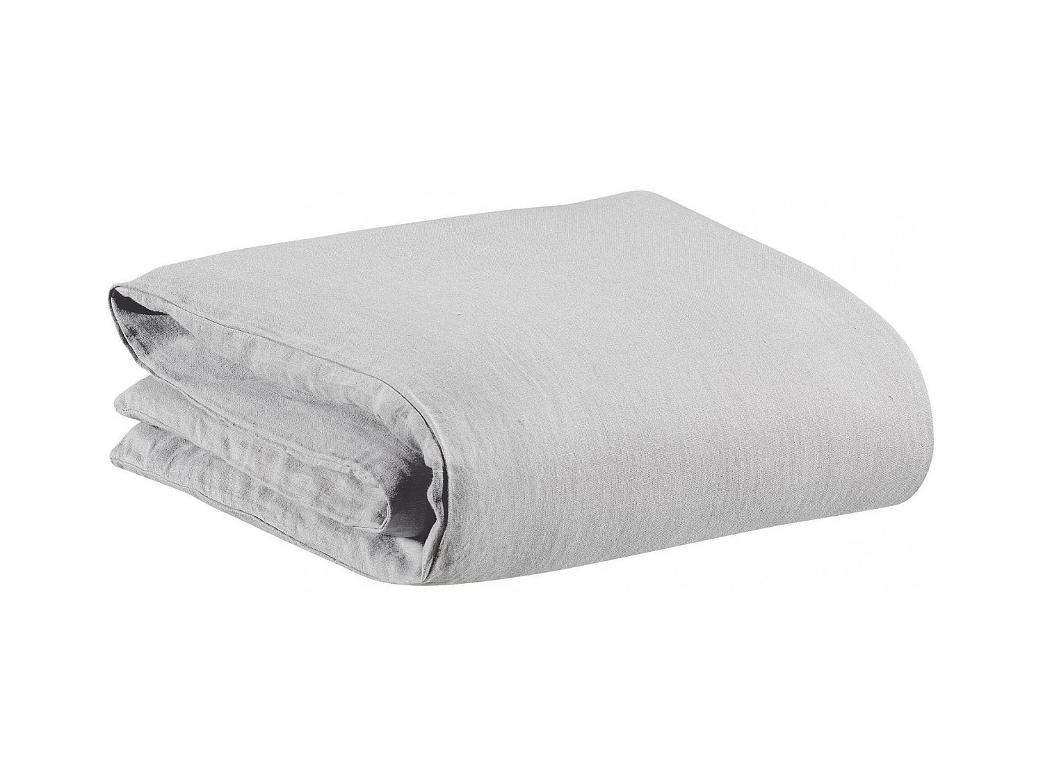 Housse de couette stonewashed Zeff perle 240 x 220 cm Vivaraise