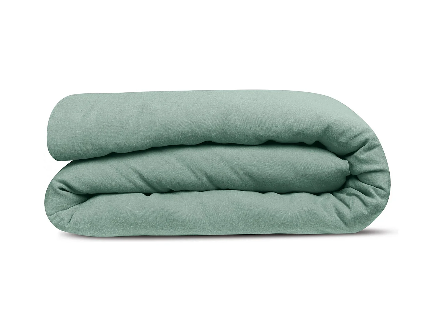 Housse de couette Kala sauge 260 x 240 cm Vivaraise