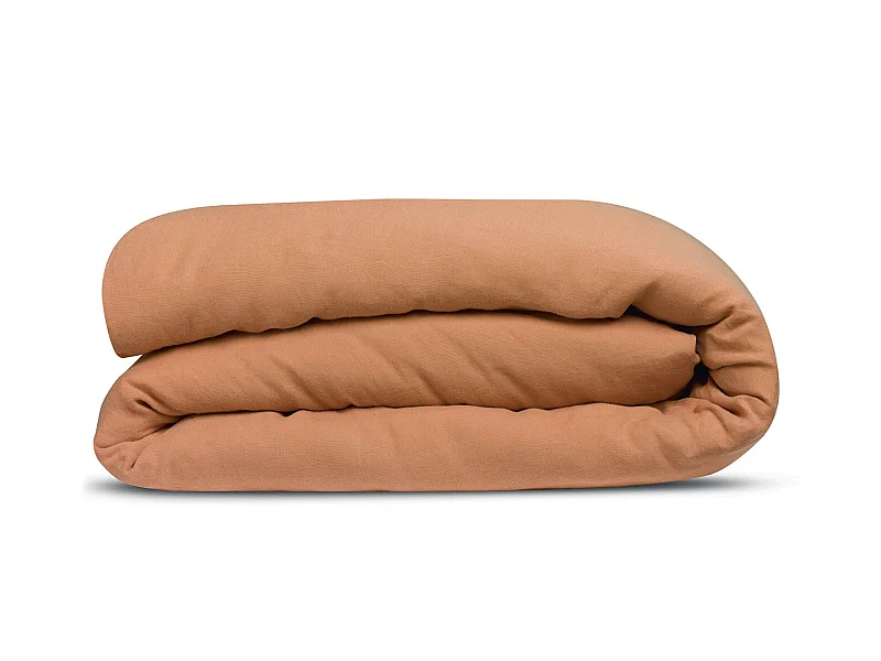 Housse de couette Kala cannelle 240 x 220 cm Vivaraise