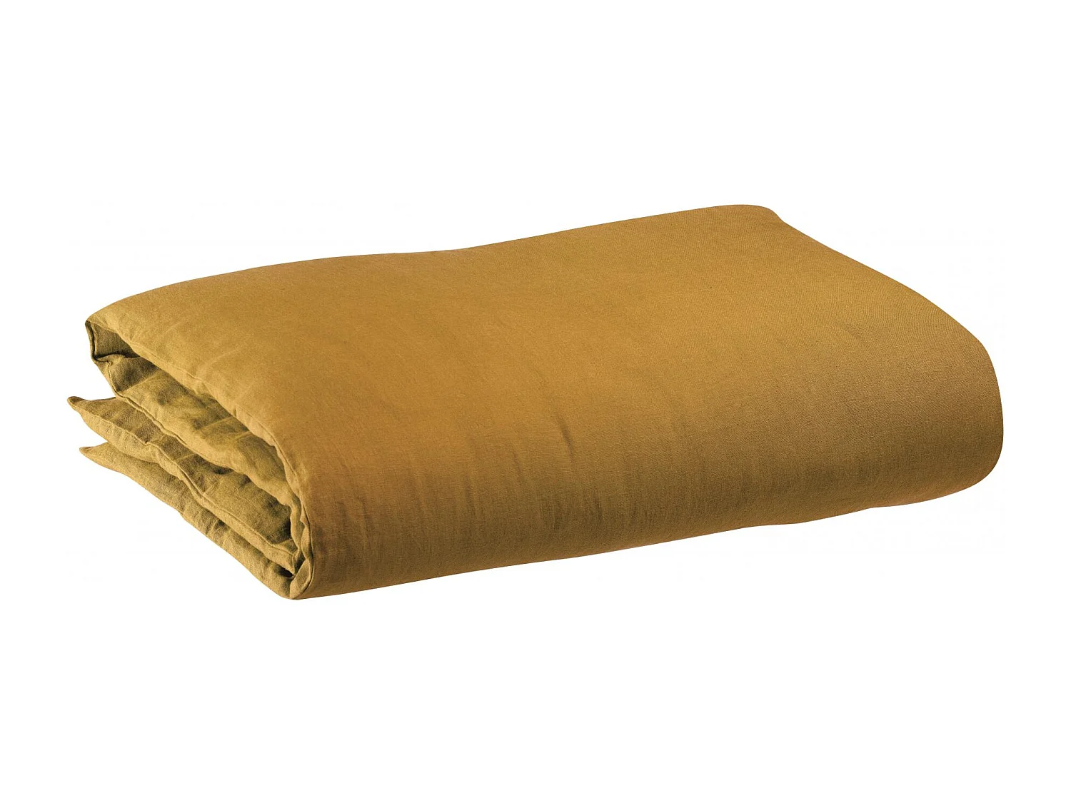 Housse de couette stonewashed Zeff bronze 260 x 240 cm Vivaraise