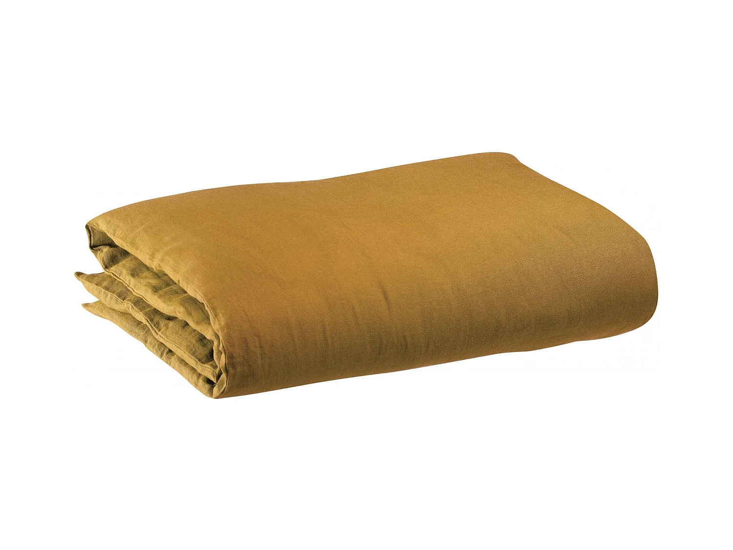 Housse de couette stonewashed Zeff bronze 260 x 240 cm Vivaraise