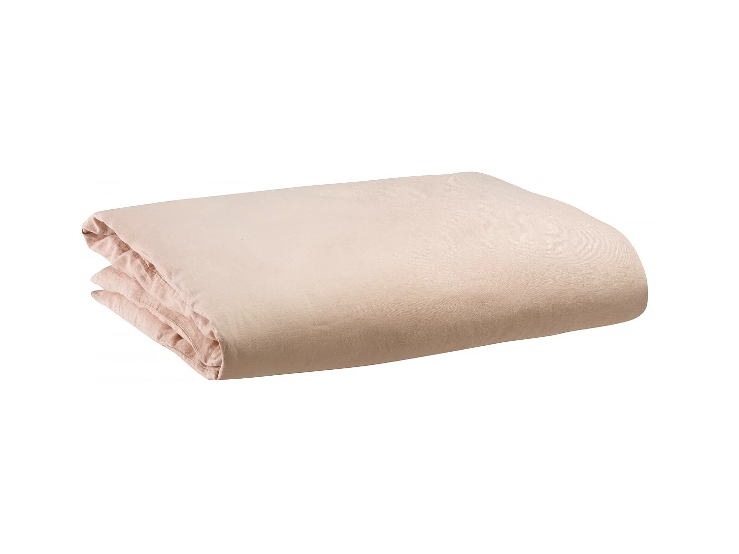 Housse de couette stonewashed Zeff aubepine 140 x 200 cm Vivaraise