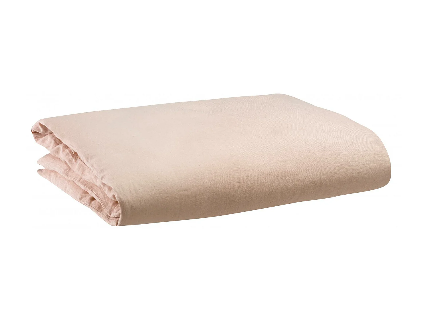 Housse de couette stonewashed Zeff aubepine 140 x 200 cm Vivaraise