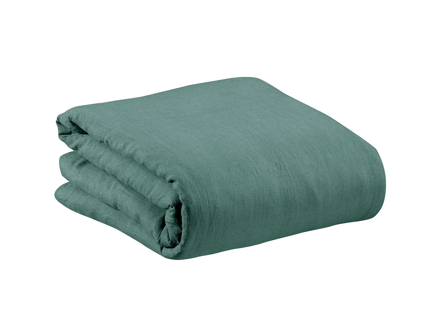 Housse de couette Stonewashed Zeff prusse 260 x 240 cm Vivaraise