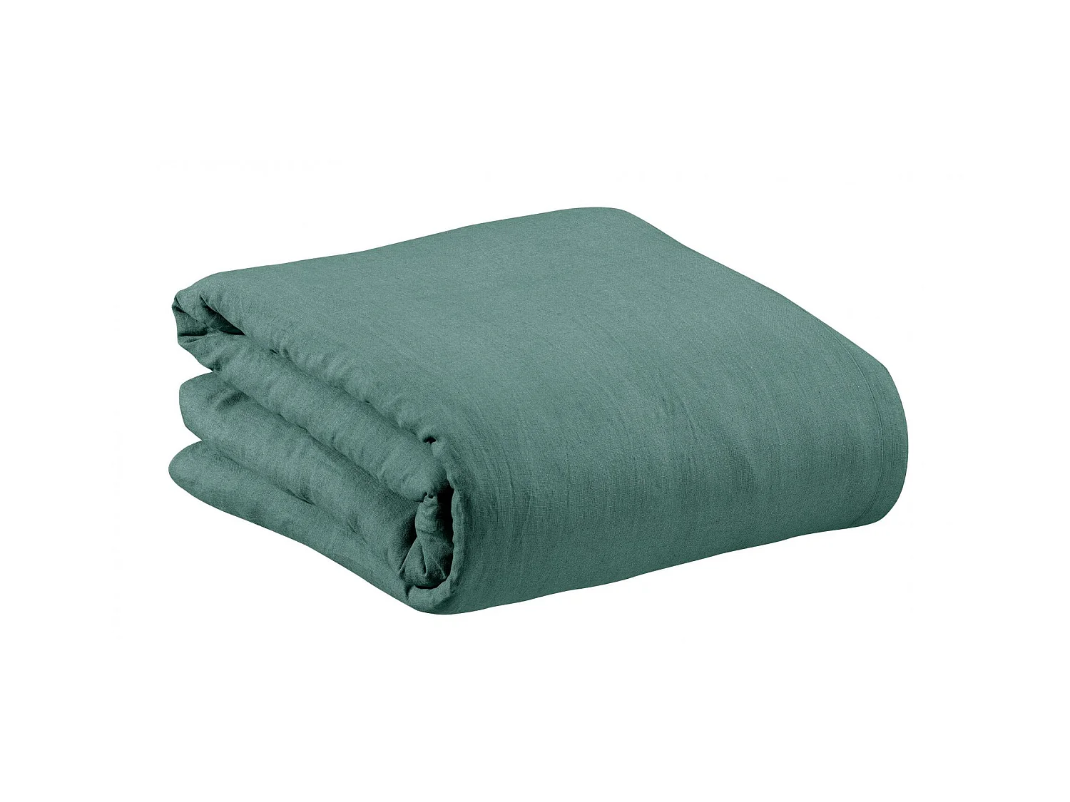 Housse de couette Stonewashed Zeff prusse 260 x 240 cm Vivaraise