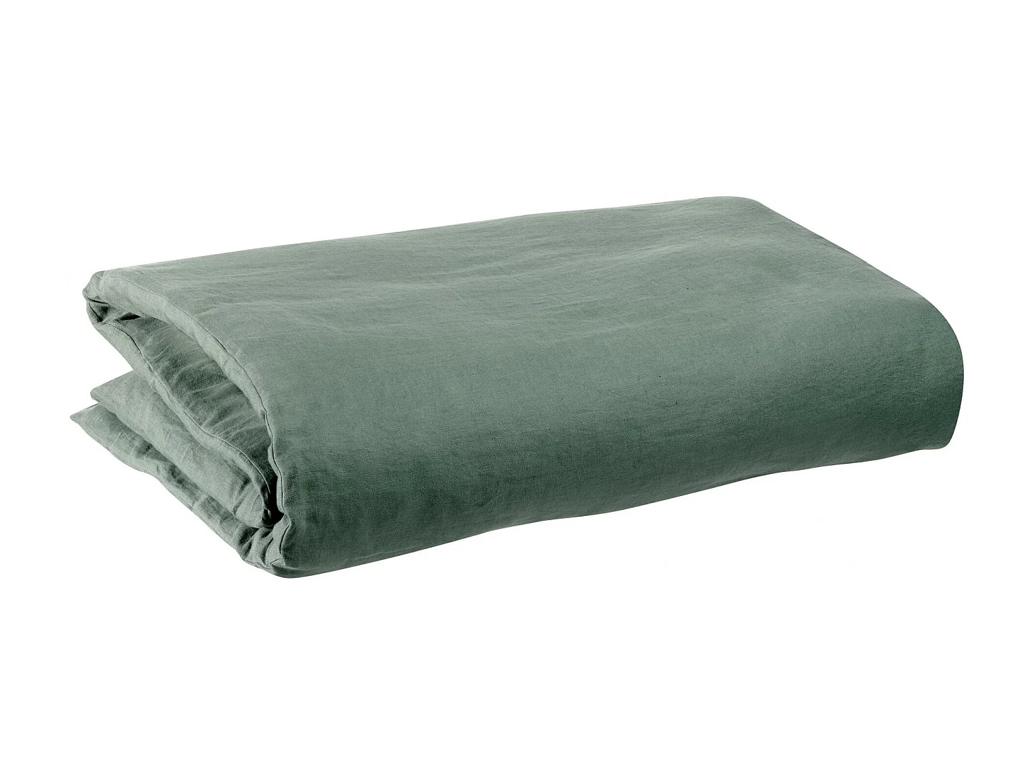 Housse de couette stonewashed Zeff thym 260 x 240 cm Vivaraise