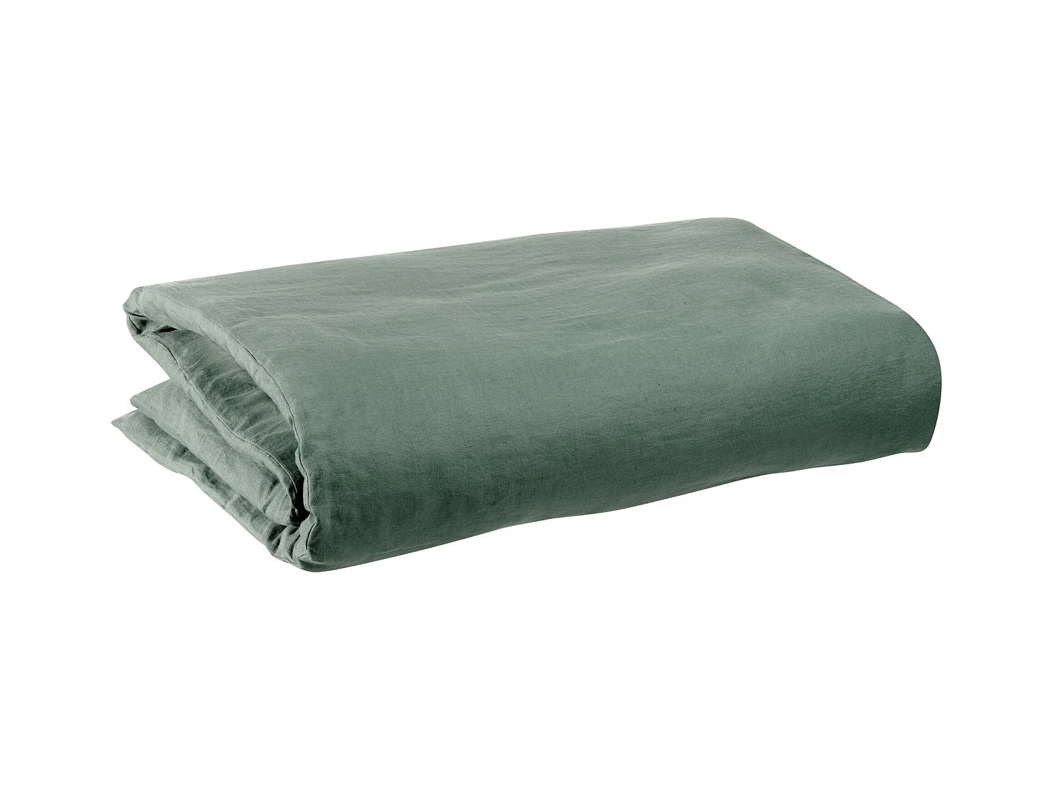Housse de couette stonewashed Zeff thym 260 x 240 cm Vivaraise