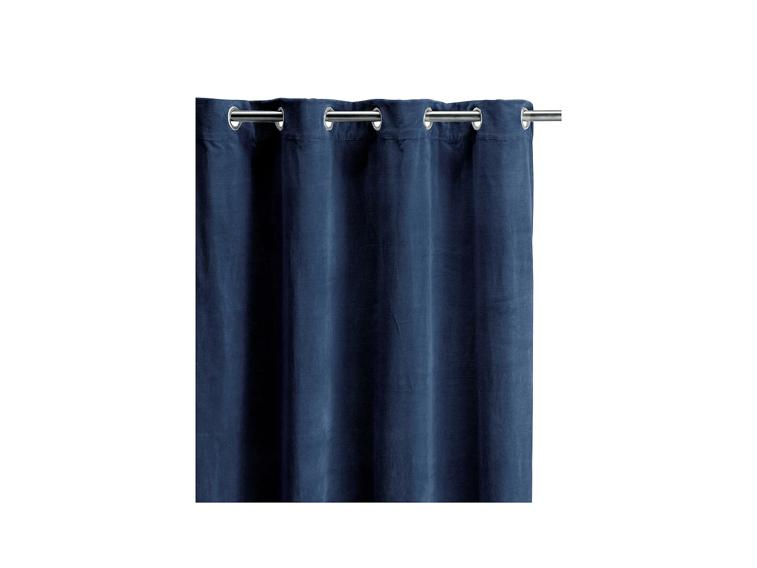 Rideau uni Elise cobalt 140 x 280 cm Vivaraise