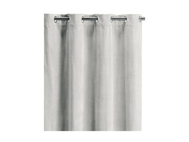 Effen gordijn Elise Parel 140 x 280 cm