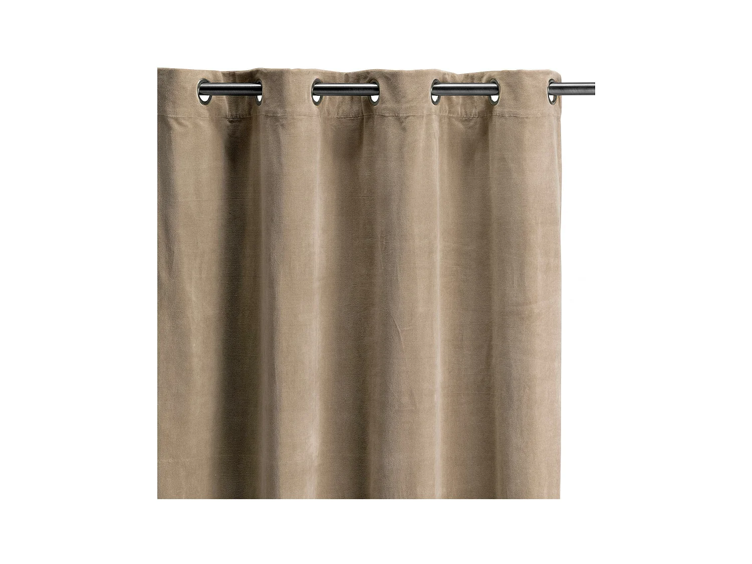 Rideau uni Elise ficelle 140 x 280 cm Vivaraise