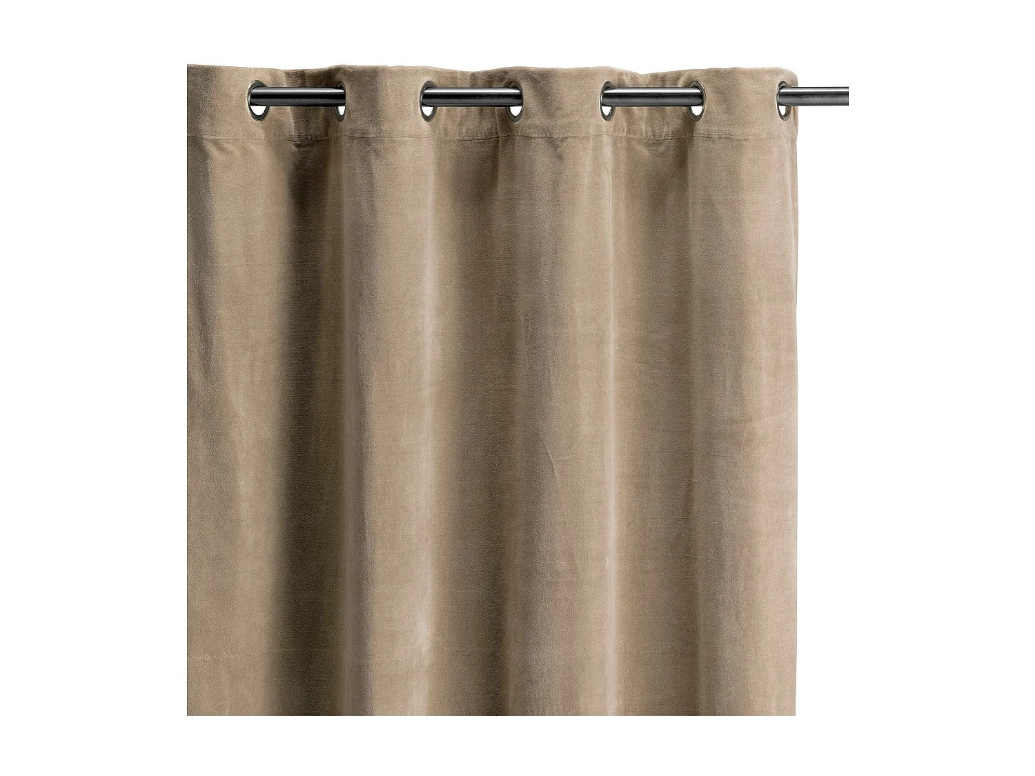 Rideau uni Elise ficelle 140 x 280 cm Vivaraise